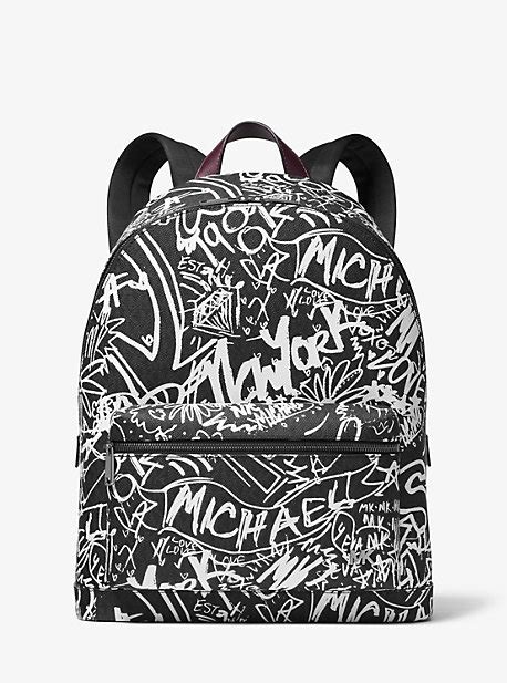 michael kors graffiti backpack